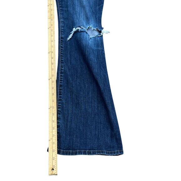 Joes Jeans Honey Bootcut Jeans curvy medium wash Distressed Denim Women 12 (32) - Picture 6 of 8